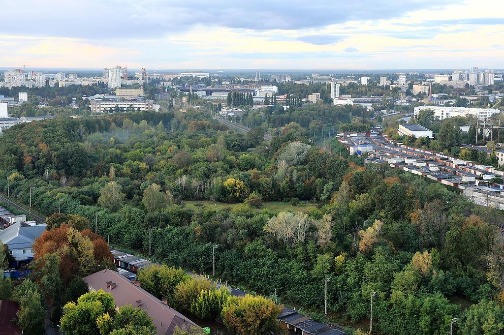 The Sky Loft Lägenhet Kiev Exteriör bild