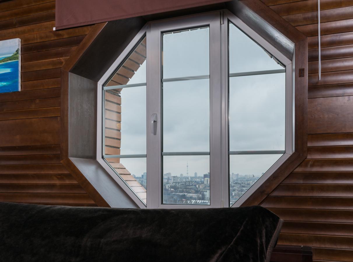The Sky Loft Lägenhet Kiev Exteriör bild